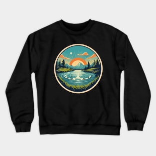 Landscape Mountains Nature Crewneck Sweatshirt